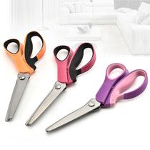 Manufacturer cloth-like cut lace scissors Serrated Scissors Clothing Cut Triangle Tooth Circular Tooth Pattern Cut