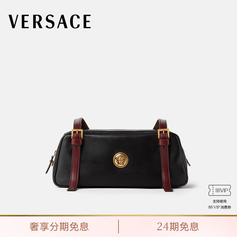[Gift] Versace/Versace Women's Emblème Bowling Bag