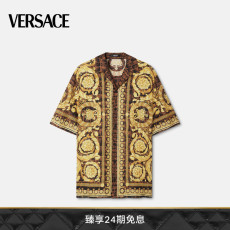 Рубашка мужская versace/范思哲 男士baroccodile真丝衬衫 VERSACE/Baroccodile