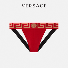 Трусы versace/范思哲男士希腊回纹镶边双丁内裤