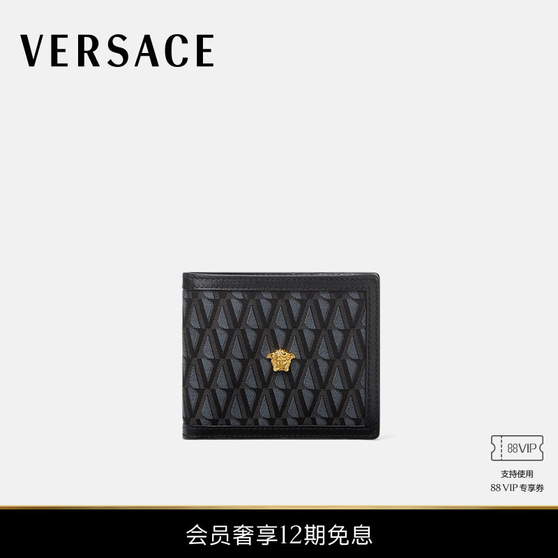 [New Product] Versace/Versace Men's La Medusa V-Pattern Jacquard Wallet