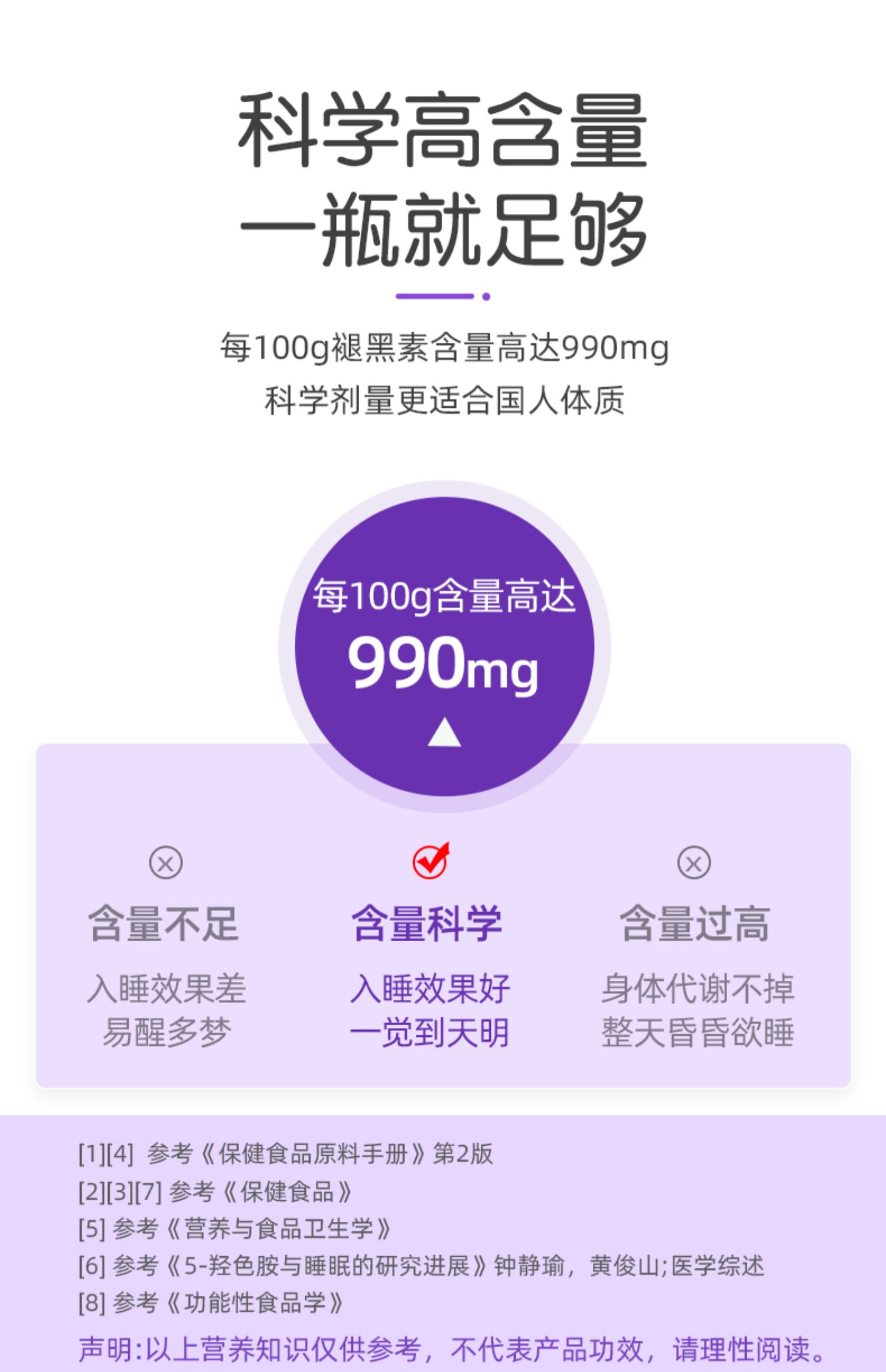 葵花药业褪黑素改善睡眠胶囊60粒