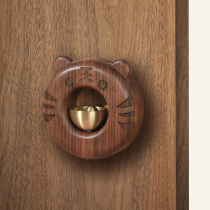 Walnut Japanese doorbell suction windbell hanging cure into the door to remind copper bell door to ring bell ring