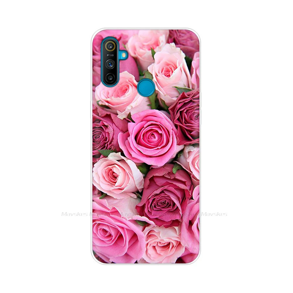Чехол из силикона для OPPO Realme C3, мягкий TPU чехол для телефона OPPO