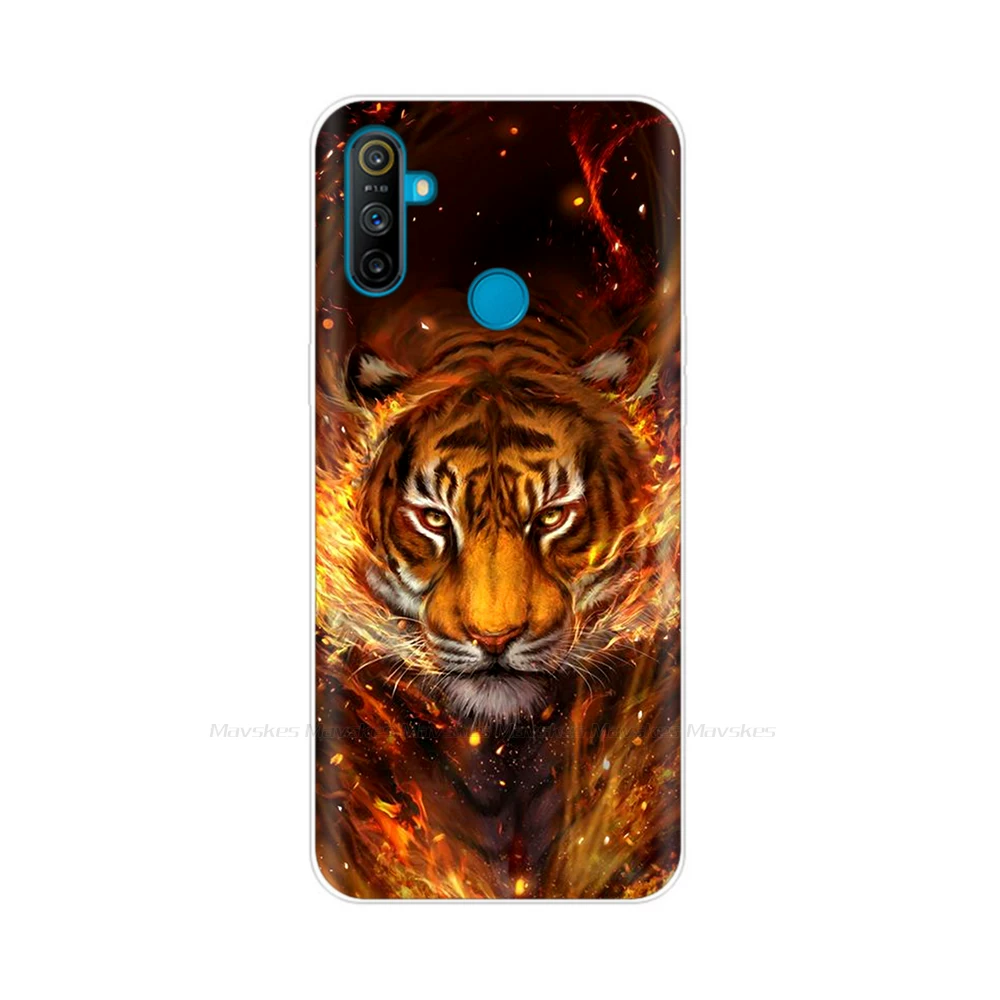 Чехол из силикона для OPPO Realme C3, мягкий TPU чехол для телефона OPPO