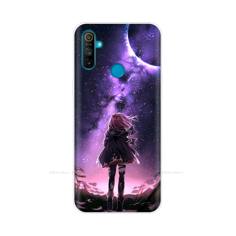 Чехол из силикона для OPPO Realme C3, мягкий TPU чехол для телефона OPPO