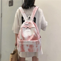书包女日系韩版校园泫雅风轻度少女帆布高中生ins风大学生双肩包