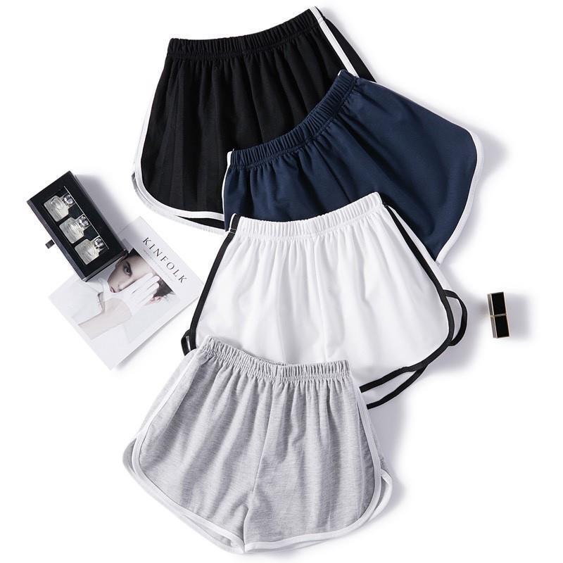 Women's Three-Quarter Shorts ins Trendy Summer Thin Home Wear Loose Slimming Casual Sports Pants Versatile A-Line Wide-Leg Hot Pants