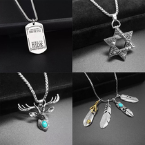 Boy Necklace Children Street Dance With Walking Show Ornaments Girl Small Model Net Red Pendant Kids Neutral Accessories