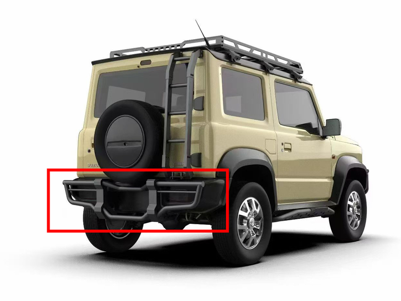 [Seven Master Modification] New Jb74 Modified Front Bumper and Rear Bumper, Front Bumper/Rear Bumper Crash Bar, Non-Destructive Installation