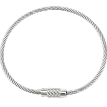 edc outdoor mountaineering stainless steel small rope buckle hook chain accessories safety buckle hook quick-hang buckle key chain