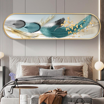 Bedroom bedside decorative painting modern simple master bedroom bedside background wall hanging painting room feather warm swan luxury