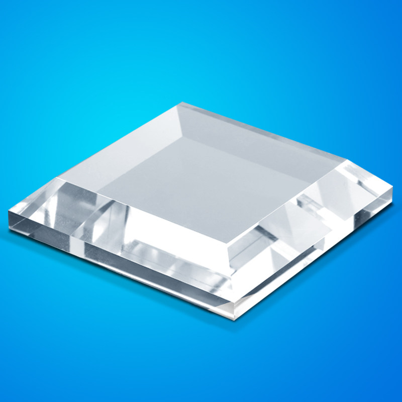 Tinghai Acrylic Base for transparent parts square with organic glass display plate crystal mirror plastic plate
