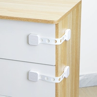 Вращающаяся регулируемая длинная блокировка [2 упаковки] Бесплатная клейкая наклейка