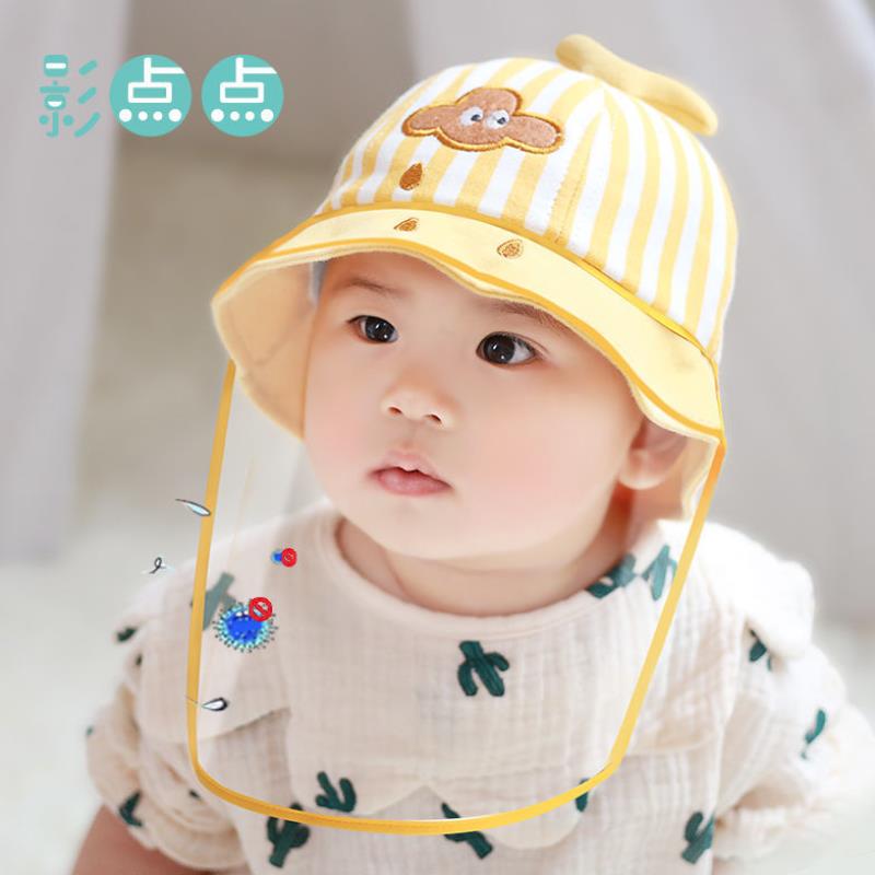 Foam cap male baby protective face cover female spring autumn and autumn winter anti-fly fisherman hat sunhat outbreak face mask