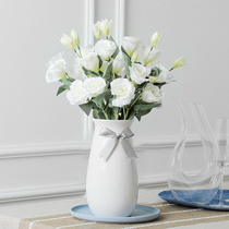 European-style simulation Eustoma bouquet home decoration flower silk flower living room table flower art peony flower arrangement