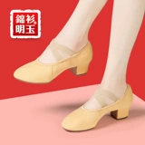 Танцевальные туфли на каблуках Женская мягкая базовая обувь для взрослых учитель