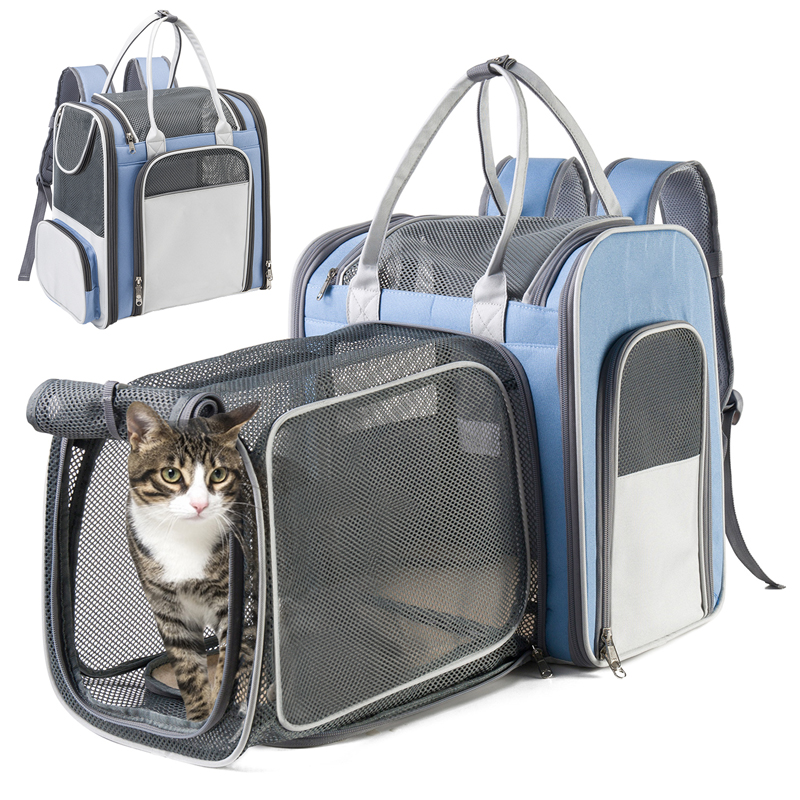 LDLC warm pet bag can be expanded to go out portable backpack cat bag foldable puppy travel handbag
