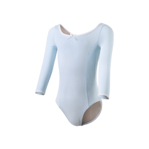 Little Jasmine childrens long-sleeved dance clothing spring and summer ballet practice clothing womens Chinese dance gymnastics body suit sweater