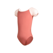 Little Jasmine dance gymnastics suit ballet practice suit childrens spandex body suit Chinese dance short-sleeved one-piece suit