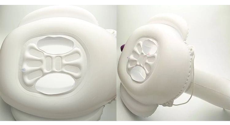 Vòng bơi cho bé dễ thương hoạt hình kỳ lân thuyền bơm hơi cao su dày ghế cứu sinh cho trẻ em thuyền bơi trẻ em - Cao su nổi