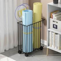 Yoga mat containing basket Fitness Sports Containing home Equipment racket Rack Dancing Ground Mat containing shelf