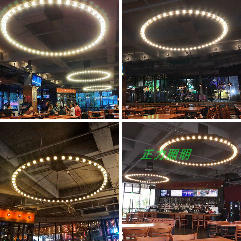 Bar Chandeliers Industrial Wind Hall Music CLEAR BAR ATMOSPHERE COMMUNION DINING ROOM BARBECUE SHOP SMALL TAVERN LAMPS CATERING