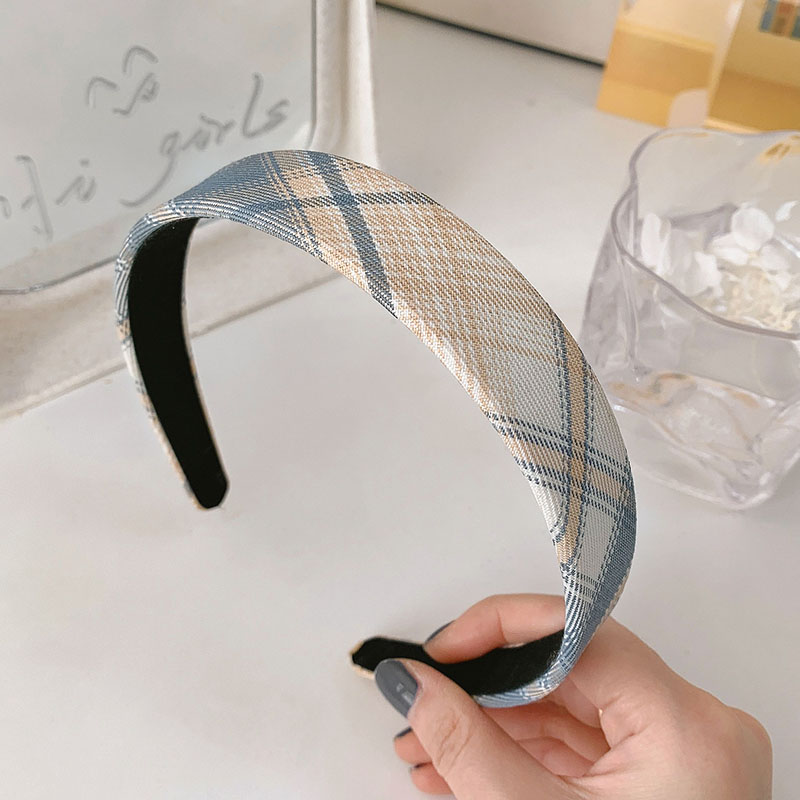 images 3:JK pattern hair hoop female wild head hoop out of wide-brim head hoop
