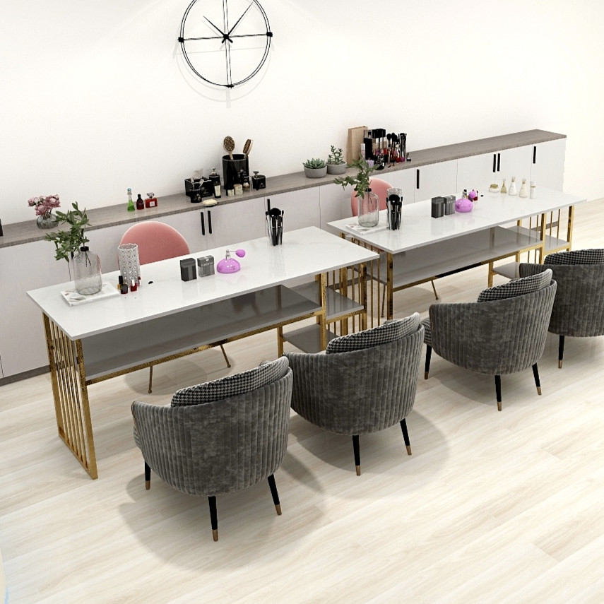 New Medecor Table Double Single Marble Medecor Table And Chairs Suit Medecor Shop Bench Repi Table