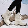 Women's Snow Boots for Minus 40 Degrees, Cold-Proof, Thick-Soled, Waterproof, Northeast Harbin Travel Cotton Shoes, Women's Winter Fleece-Lined and Thickened