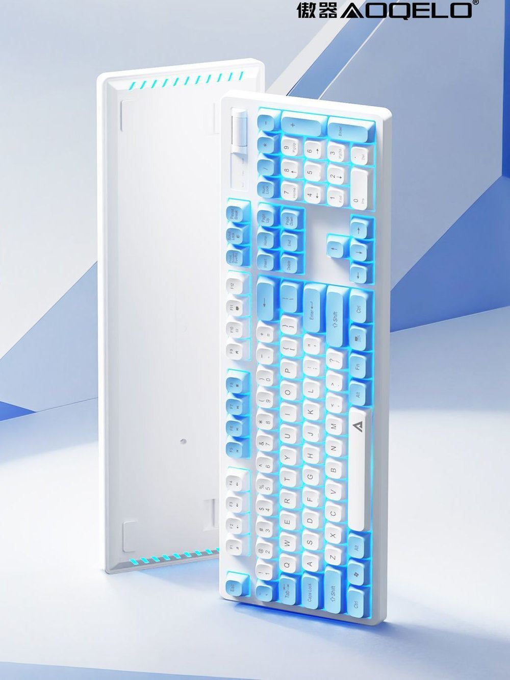 Wired Keyboard and Mouse Set, Luminous Floating Mechanical Feel, Computer Notebook Keyboard and Mouse Set for Gaming and Office Use