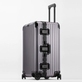 Металлический вместительный и большой прочный чемодан, алюминиево-магниевый сплав, 32 дюймов