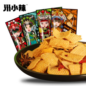 【川小辣】4包网红吃货零食川味辣锅巴