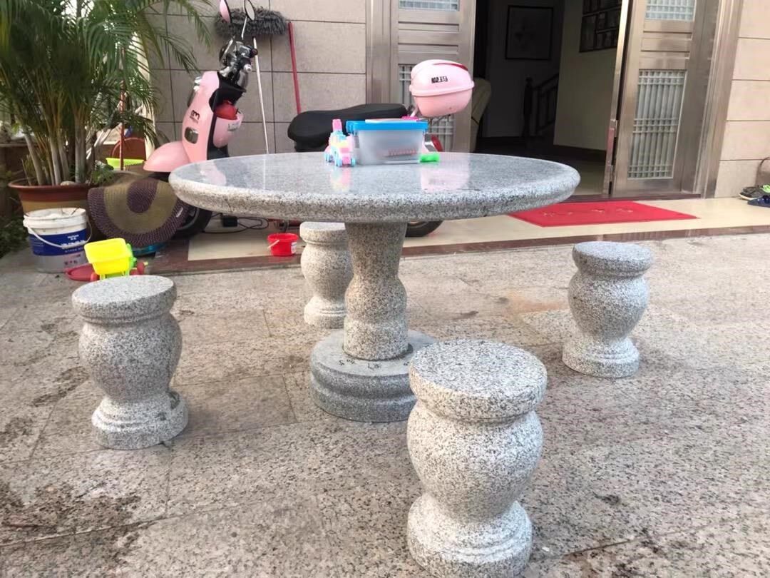 Stone Table Stone Bench Courtyard Set Stone Table Stone Bench Patio Courtyard Garden Stone Table Outdoor Home Park Stone Table And Chairs