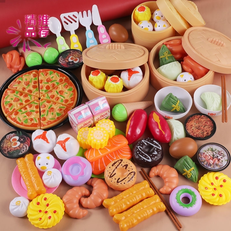 Barbecue toys children pretending to be home wine simulation food skewers kindergarten steamer kitchen package boys and girls to cook