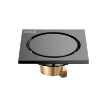 TOZ Xunshang invisible floor drain all-copper anti-odor toilet sewer washing machine long strip can be inlaid hidden