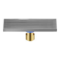 TOZ304 stainless steel floor drain copper core anti-odor rectangular elongated bathroom bathroom shower toilet large displacement