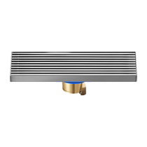 TOZ widened 10cm long 304 stainless steel floor drain deodorant toilet bathroom shower room rectangular deodorizer