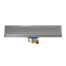 TOZ304 stainless steel long strip floor drain deodorant toilet shower bathroom rectangular extended long displacement thickened