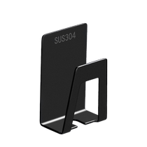 TOZ black electric toothbrush holder 304 stainless steel punch-free bathroom wall-mounted storage mouthwash cup tooth cylinder holder