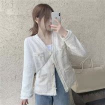 V Collar Design Loose New Display Slim Coat Woman 2020 Autumn Winter Blouse FASHION Fashion Temperamental Fluo cardigan