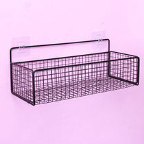  Minimalist shelf Dormitory God Instrumental Bedside headroom Toilet Wall Punching Rack Bedroom Wall-mounted Wall Hanging