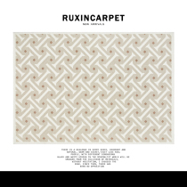 American Light Luxury Carpet French Living Room Retro Minimal Sofa Tea Carpet Free Dirty Resilient Bedroom Superior Feeling