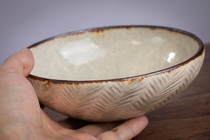 Metagaz ostomie ~ living art Jiangkou Seiji works: Carved Powder Guide Bowl