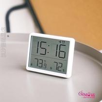 Simple electronic watch refrigerator alarm clock desktop large screen wall hanging creative digital electronic sticker magnetic temperature and humidity? clock