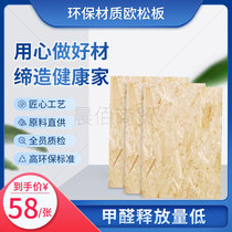 Russia imported OSB particleboard formaldehyde-free E0 grade furniture board