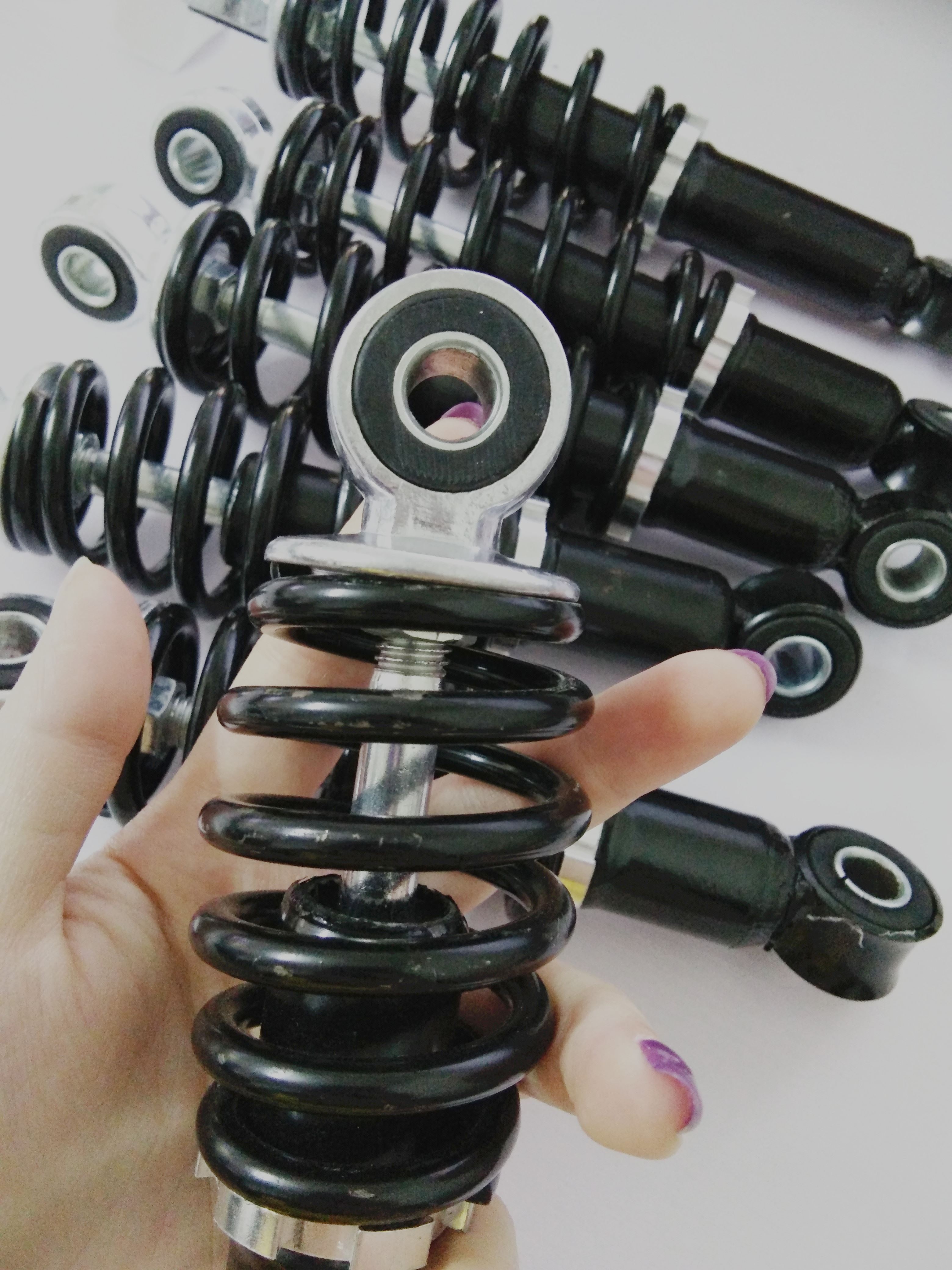 Electric Folding Scooter Drive 8 Inch 10 Inch Shock Absorber Electric Scooter Front Fork Spring Hydraulic with disc painstaking front fork