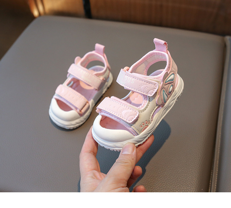 Baby Boy Sandals Summer New Style 0-1-2 Years Old 3-Year-Old Infant Soft-Soled Walking Shoes Children's Closed-Toe Non-Slip Beach Shoes Trendy — 12