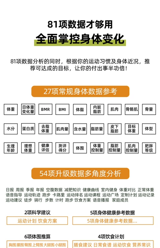 Oaks Cân Trọng Lượng Mỡ Cơ Thể Cân Điện Tử Nhà Nhỏ Chính Xác Thông Minh Ký Túc Xá Cơ Thể Con Người Bền Có Thể Sạc Lại Cân