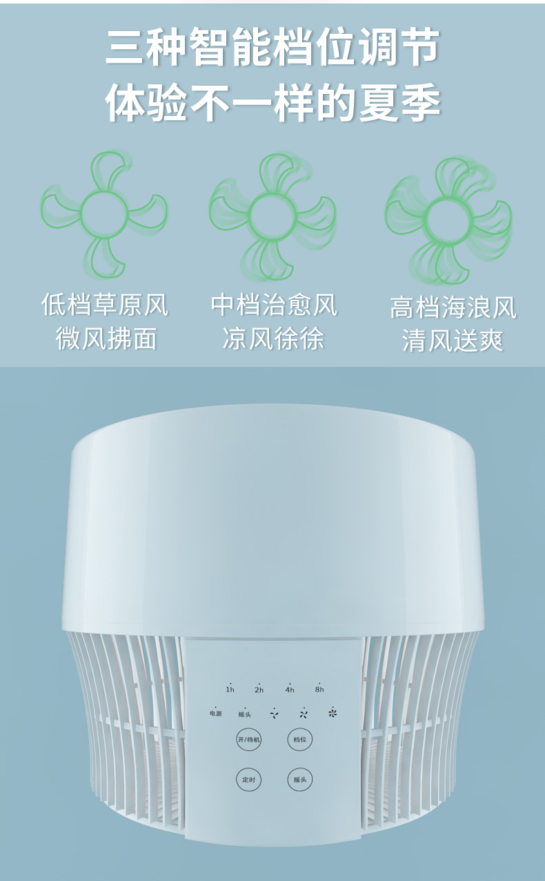 海信 立式涡轮对流电扇 三档风速可调 图9